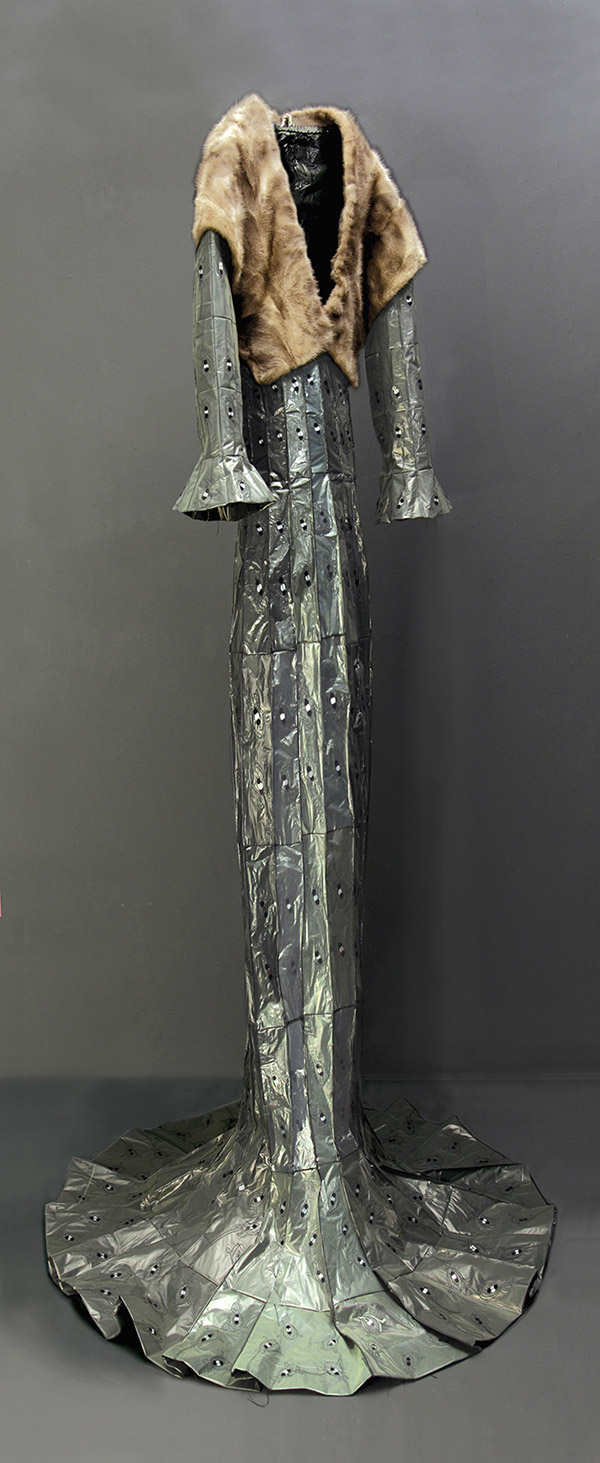 Brautkleid III (Anthrazitfarbenes Brautkleid)