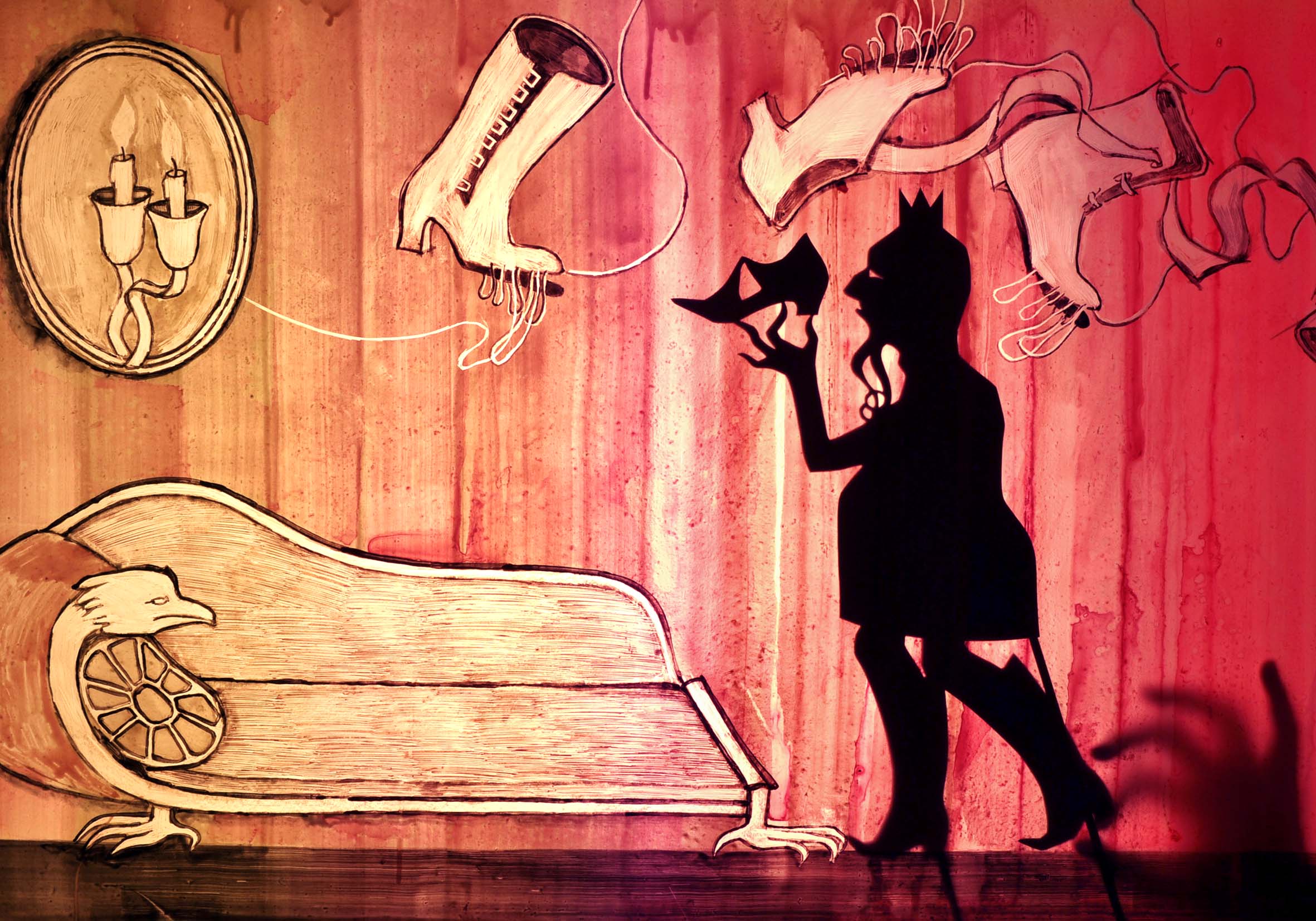 Die zertanzten Schuhe (Schattentheater)